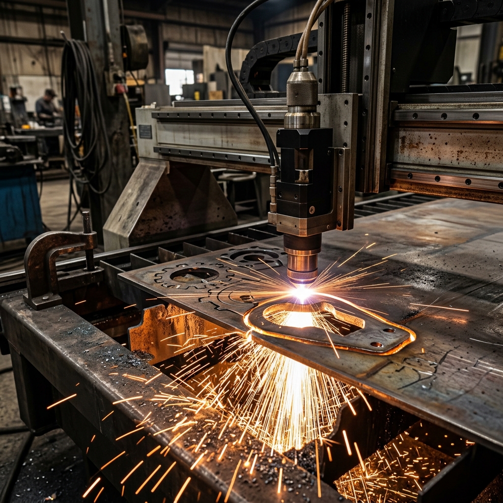 Precision plasma-cut assemblies